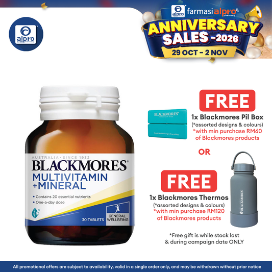 Blackmores Multivitamins + Minerals 30s | General Well-being