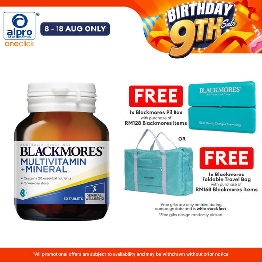Blackmores Multivitamins + Minerals 30s | General Well-being Blackmores
