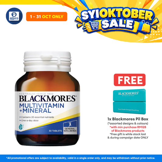 Blackmores Multivitamins + Minerals 30s | General Well-being