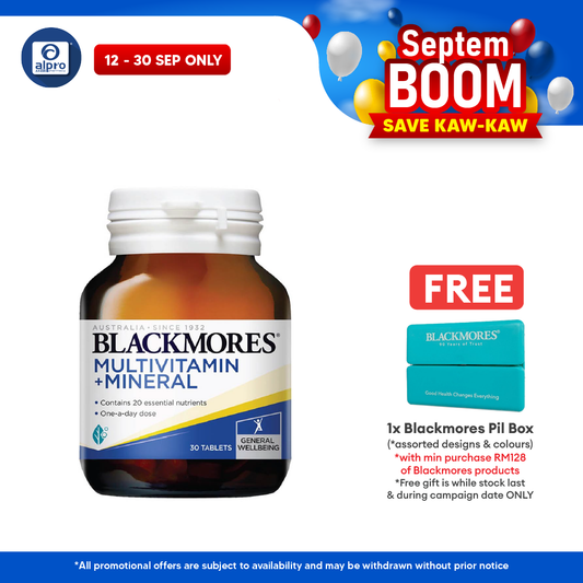 Blackmores Multivitamins + Minerals 30s | General Well-being