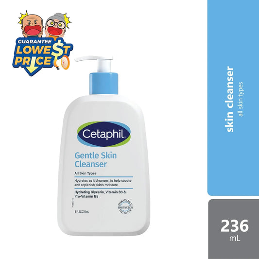 Cetaphil Gentle Skin Cleanser 236ml | Provides Deep Cleanse Cetaphil