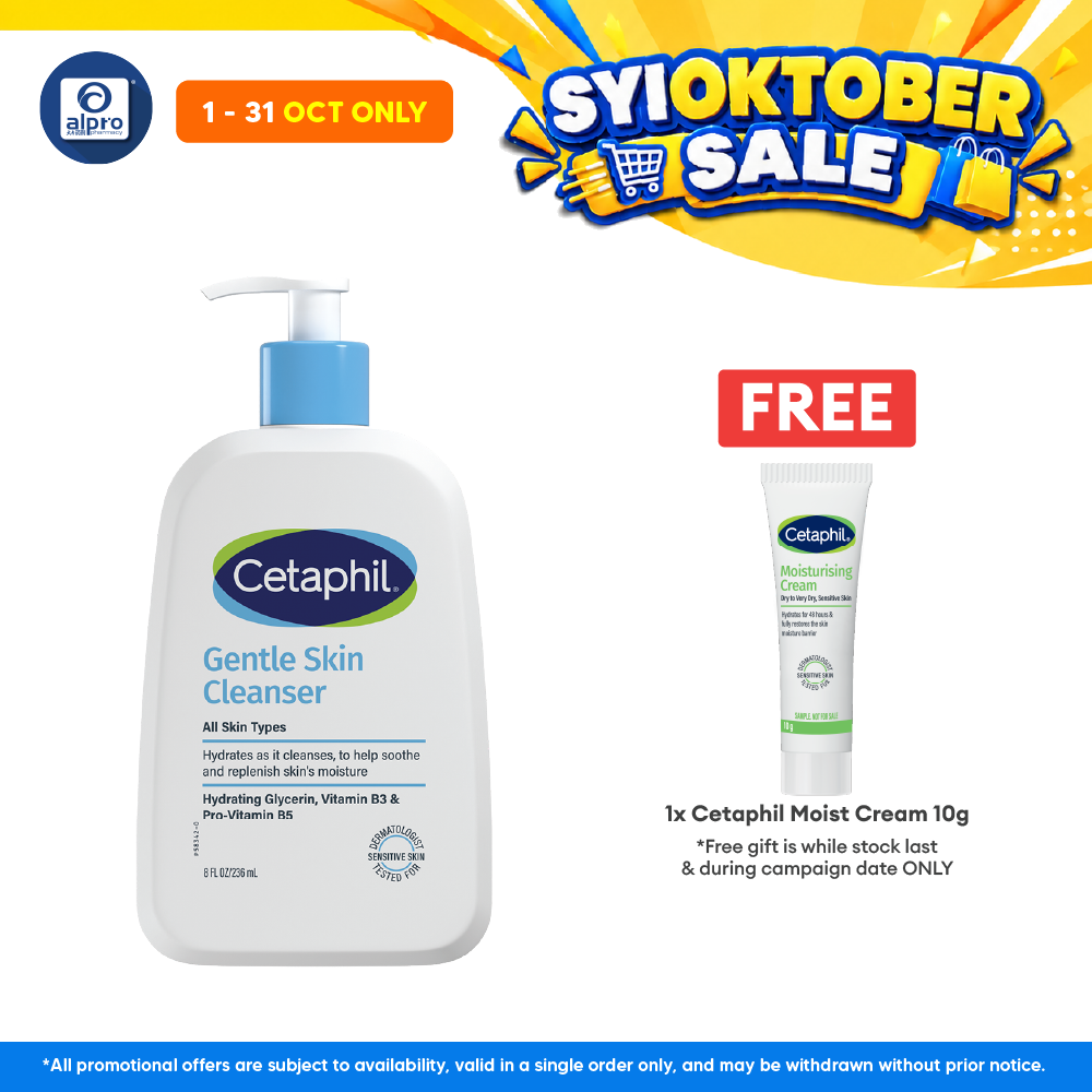 Cetaphil Gentle Skin Cleanser 236ml | Provides Deep Cleanse