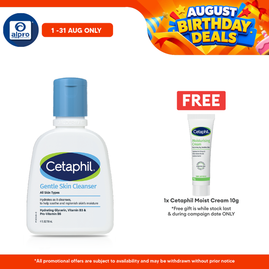 Cetaphil Gentle Skin Cleanser All Skin 118ml | Soothes and Gentle on Skin Cetaphil