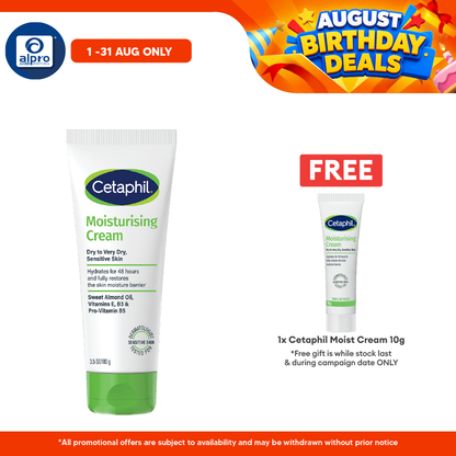 Cetaphil Moisturizing Cream 100g | Protect Skin Sensitivity Cetaphil