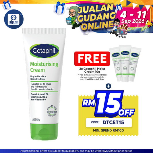 Cetaphil Moisturizing Cream 100g | Protect Skin Sensitivity Cetaphil