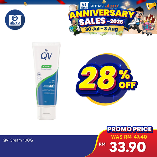 Ego QV Cream 100g | For Dry Skin QV