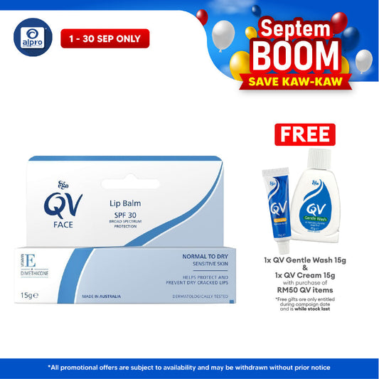 Ego QV Lip Balm Spf30 15g | For Dry and Sensitive Lips QV
