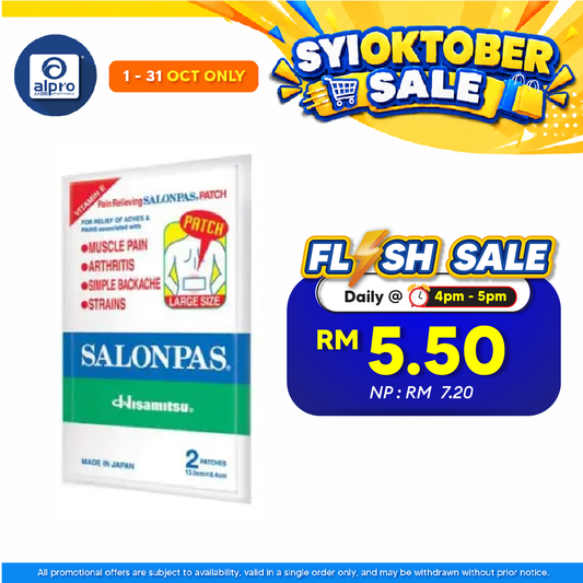 Hisamitsu Salonpas Patch L-size 2s | Relieves Aches and Pain