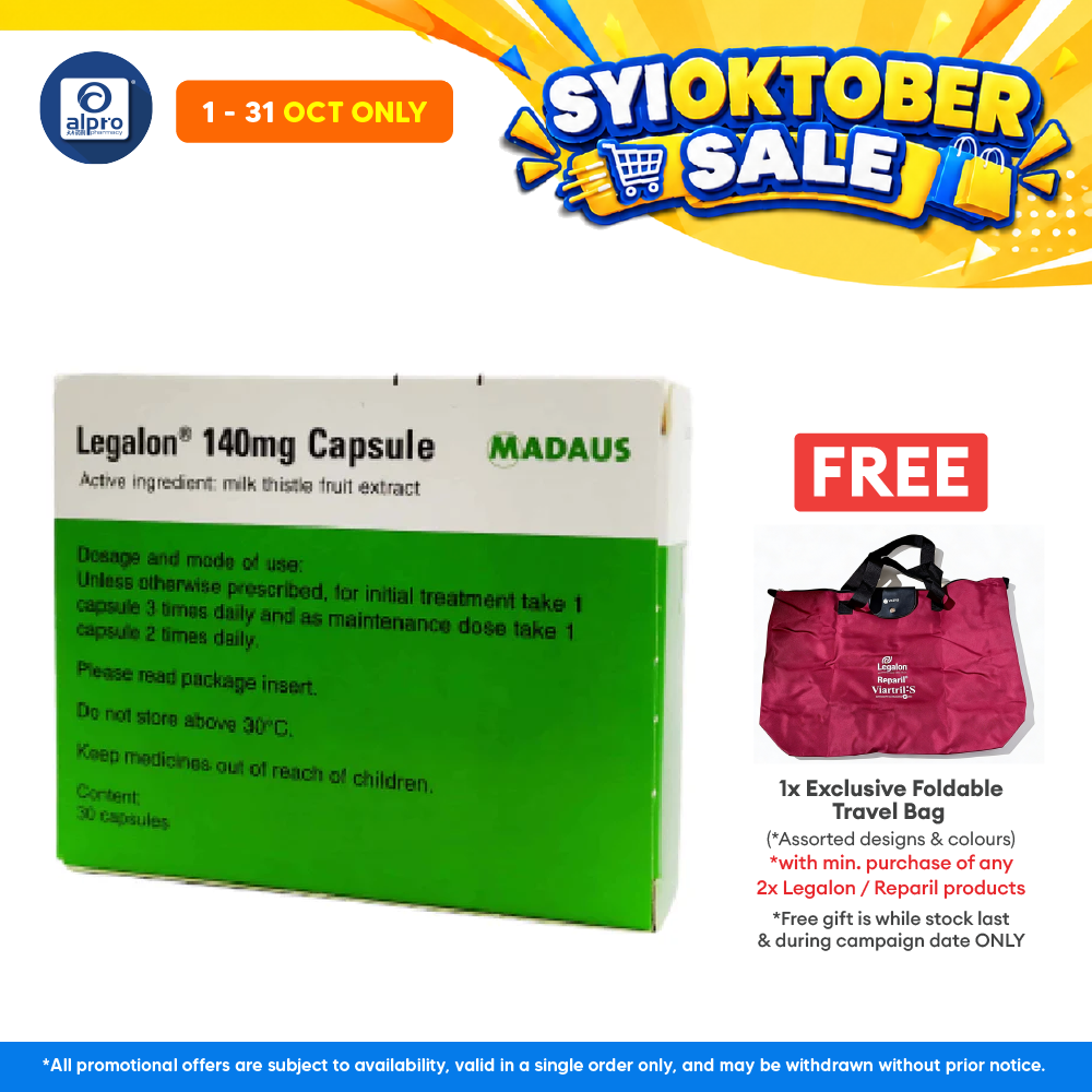 Legalon with Milk Thistle Fruit Extract 140mg 3x10s | Liver Health