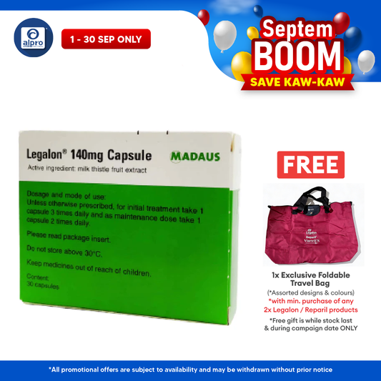 Legalon with Milk Thistle Fruit Extract 140mg 3x10s | Liver Health Meda