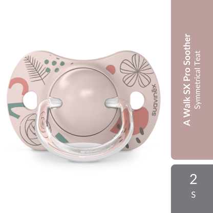 Suavinex A Walk Physiological Soother SX Pro Silicone Teat 6-18M 2s | Symmetrical Teat Suavinex