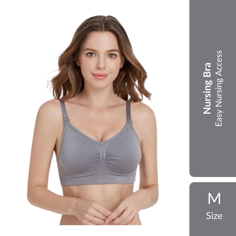 Shapee Nursing Bra 1s | Wire-Free Comfort & Easy Nursing Access For Breastfeeding Mothers Shapee