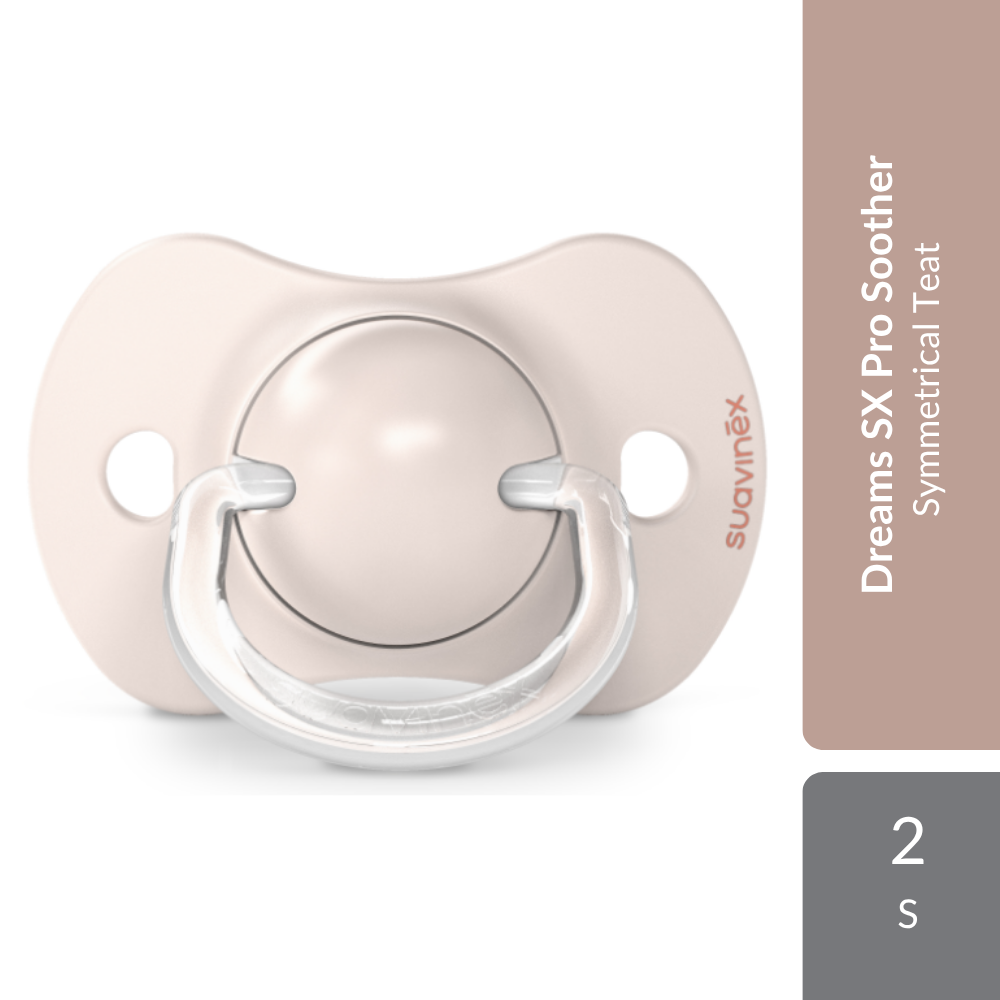 Suavinex Dreams Physiological Soother SX Pro Silicone Teat 0-6M 2s | Symmetrical Teat Suavinex