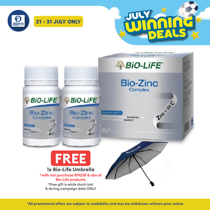 Bio-Life Bio-Zinc Complex 2x30s Bio-life