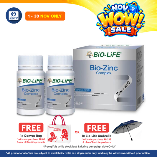 Bio-Life Bio-Zinc Complex 2x30s
