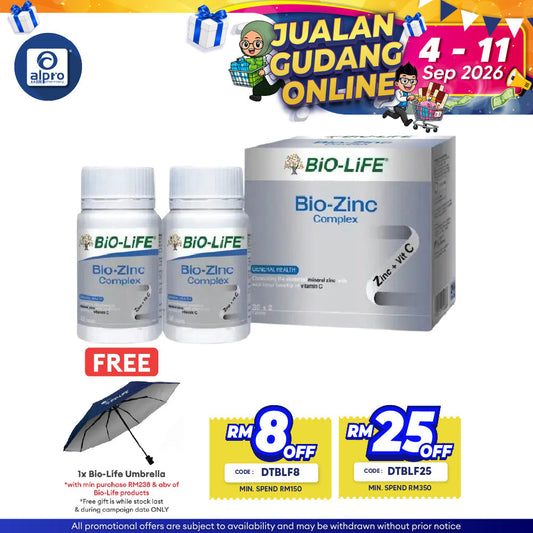 Bio-Life Bio-Zinc Complex 2x30s Bio-life