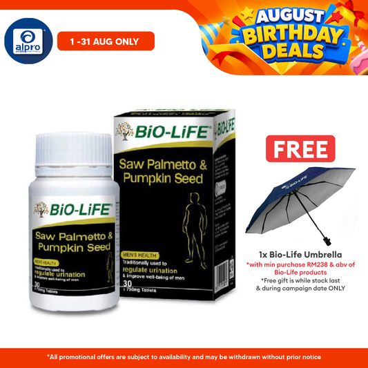 Bio-life Saw Palmetto & Pumpkin (30s) | Men's Health Bio-life
