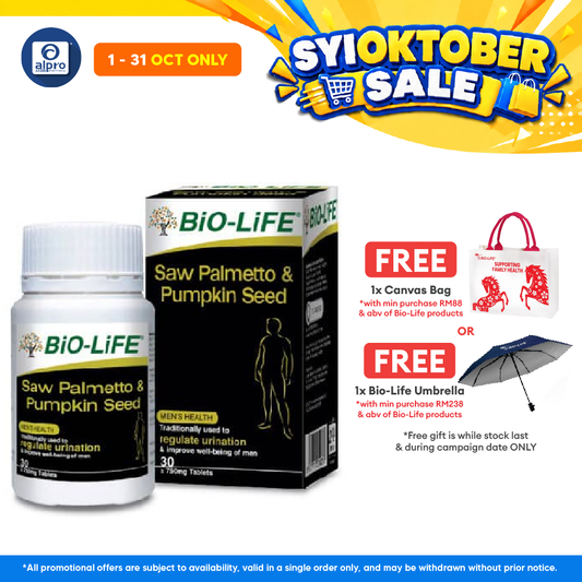 Bio-life Saw Palmetto & Pumpkin (30s) | Men's Health