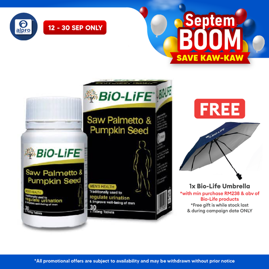 Bio-life Saw Palmetto & Pumpkin (30s) | Men's Health