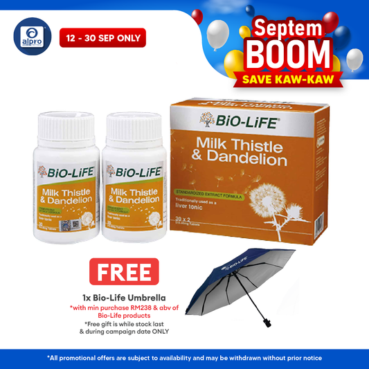 Bio-life Milk Thistle & Dandelion 2x30s | Liver Health