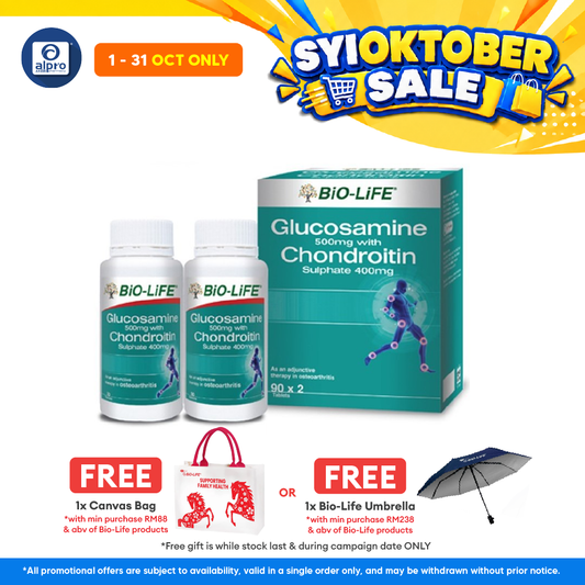 Bio-life Glucosamine & Chondroitin 2x90s | Joint Health