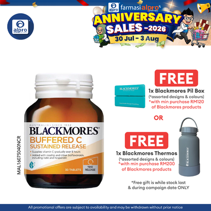 Blackmores Buffered C Slow Release 30s | Boosting Immune System Blackmores
