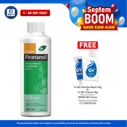 Ego Pinetarsol Sol. 200ml | Soap-free Cleanser QV