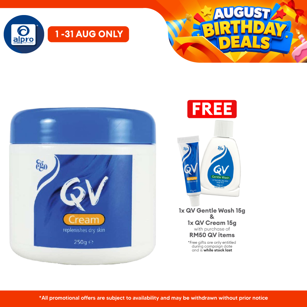 Ego QV Cream 250g | For Dry Skin QV