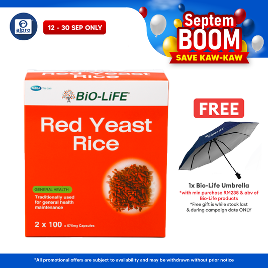 Bio-life Red Yeast 2x100s | Cholesterol Management
