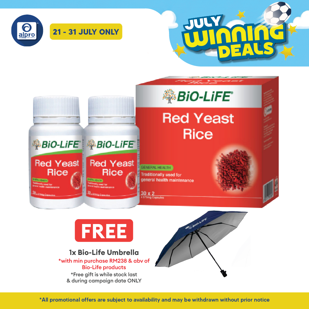 Bio-life Red Yeast 2x30s | General Well-being Bio-life