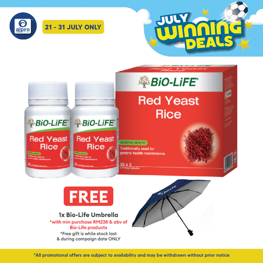 Bio-life Red Yeast 2x30s | General Well-being Bio-life
