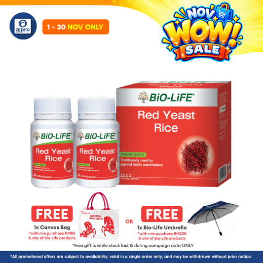Bio-life Red Yeast 2x30s | General Well-being