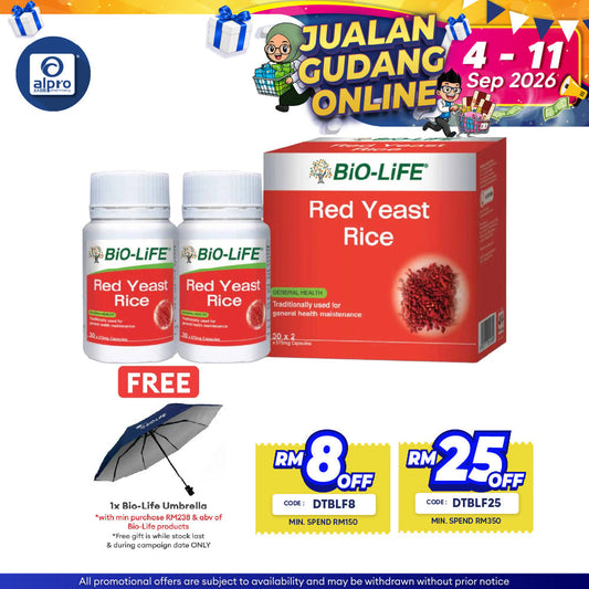 Bio-life Red Yeast 2x30s | General Well-being Bio-life