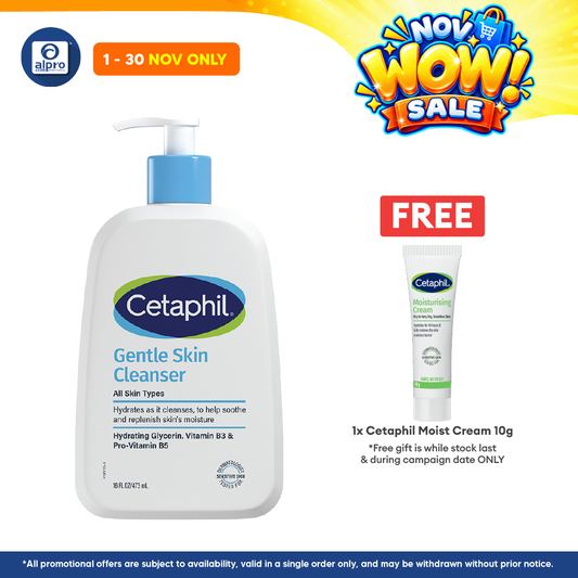 Cetaphil Gentle Skin Cleanser 473ml | Effectively Cleanses Skin