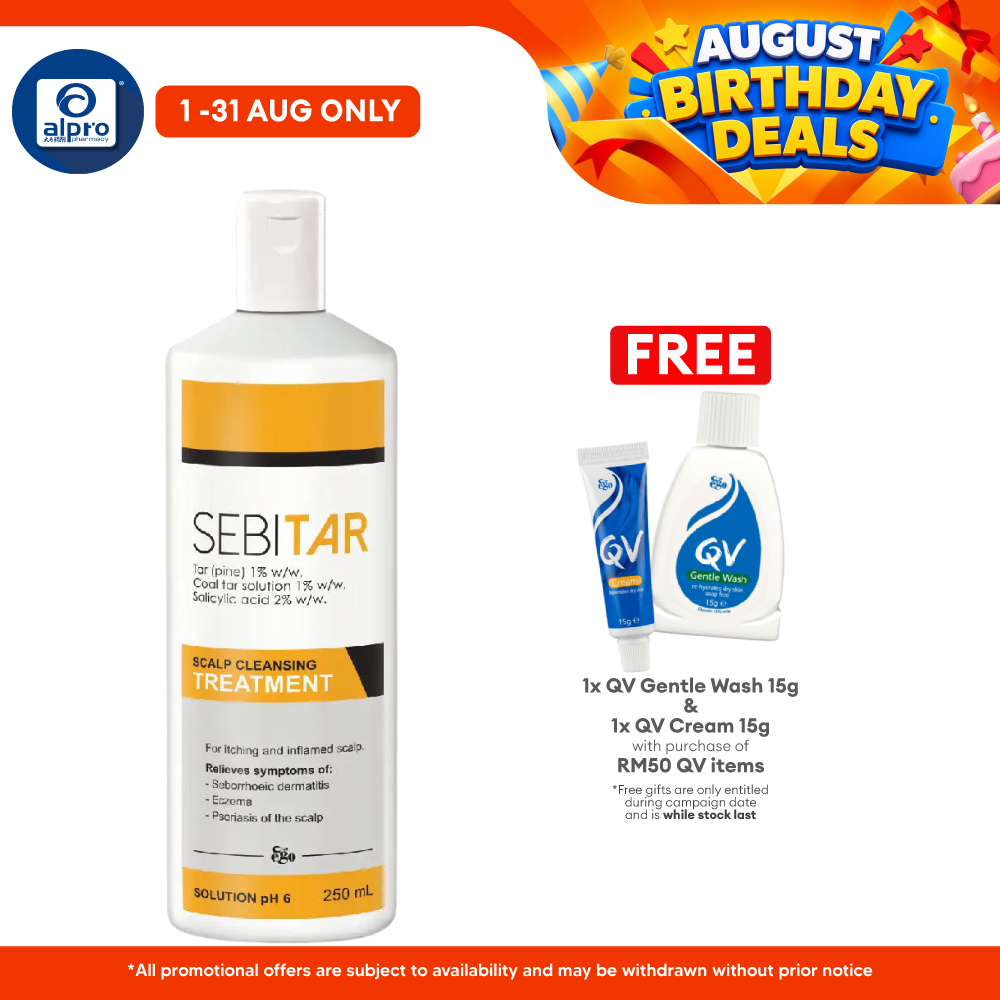 Ego Sebitar Scalp Cleansing Treatment 250ml | For Scalp Relief QV