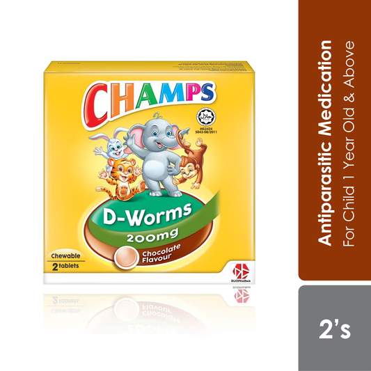 Champs D-Worms Choco 2s | Deworm Champs
