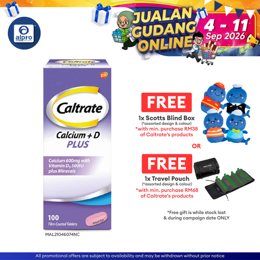 Caltrate Calclium D Plus 100s | Supports Muscle and Bone Health Caltrate