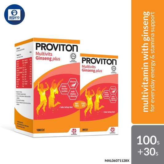 Proviton Multivitamins 100s + 30s | Multivitamins with Panax Ginseng Extract