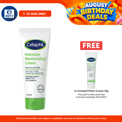 Cetaphil Intensive Moisturising Cream 100g | Improve Quality Sensitive Skin Cetaphil