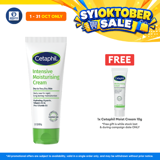 Cetaphil Intensive Moisturising Cream 100g | Improve Quality Sensitive Skin