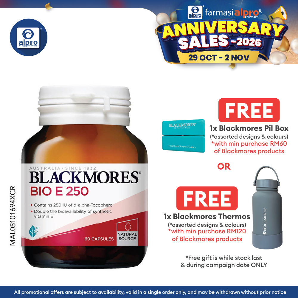 Blackmores Bio Vitamin E 250iu 60s | Heart Health