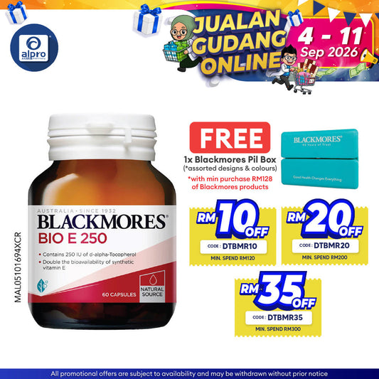 Blackmores Bio Vitamin E 250iu 60s | Heart Health Blackmores