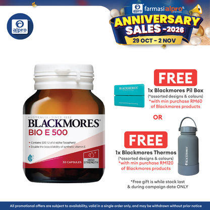 Blackmores Bio E 500iu 30s | Antioxidant