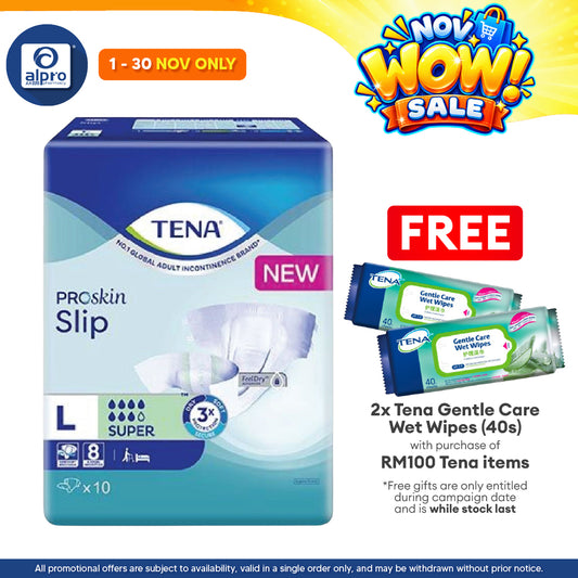 Tena Slip Super L 10's | High Leakage Security