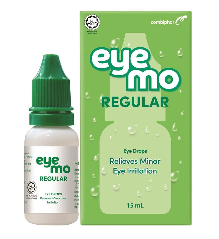 Eye Mo Regular Eye Drop (7.5ml/ 15ml) | Helps Relieve Minor Eye Discomfort Eye Mo