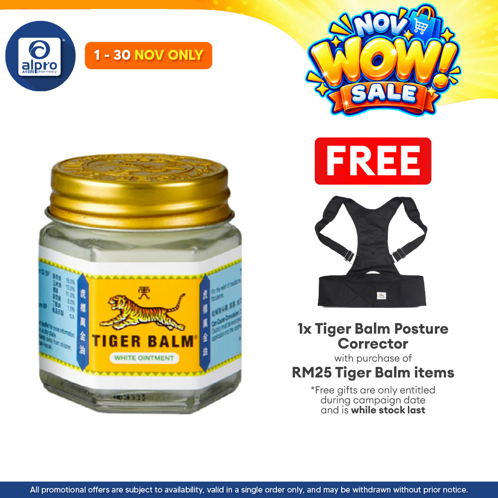 Tiger Balm White 30g | For Headache Remedies