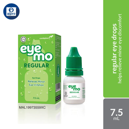 Eye Mo Regular Eye Drop (7.5ml/ 15ml) | Helps Relieve Minor Eye Discomfort Eye Mo