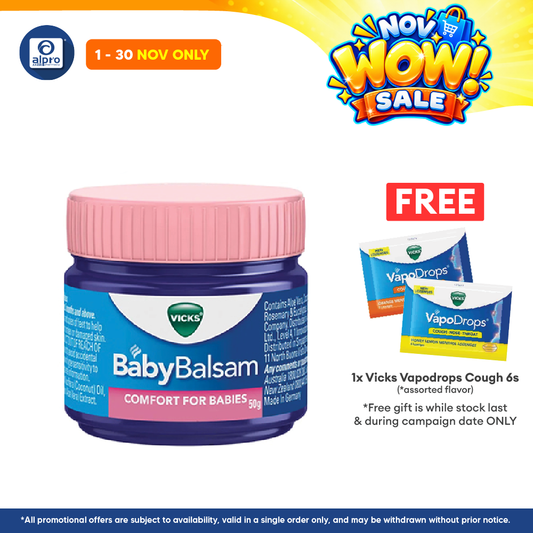 Vicks Baby Balsam 50g | Moisturising and Soothing Care