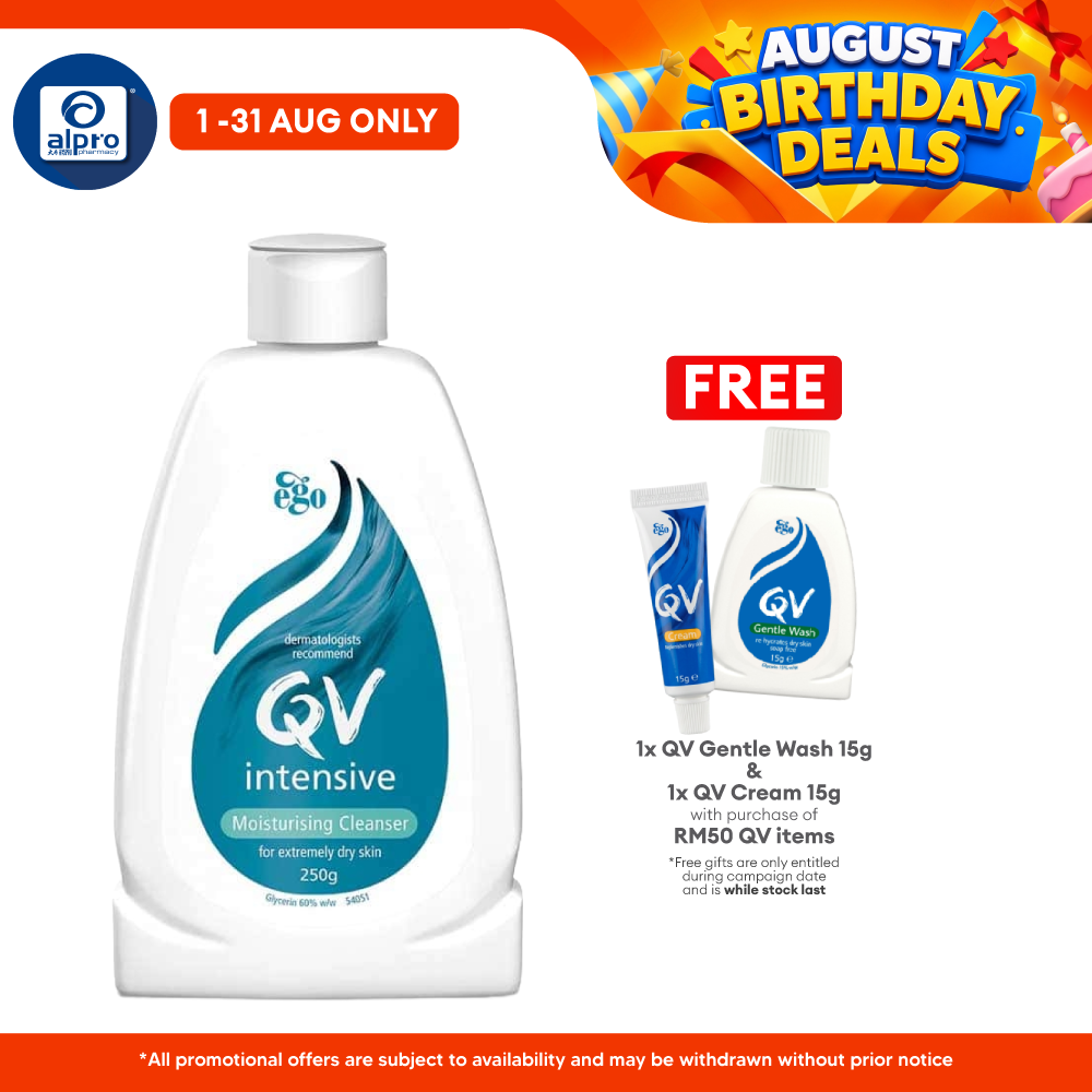 Ego QV Intensive Moisturising Cleanser 250ml QV