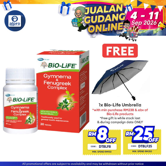 Bio-Life Gymnema & Fenugreek Complex 30s | Natural Herbs Bio-life